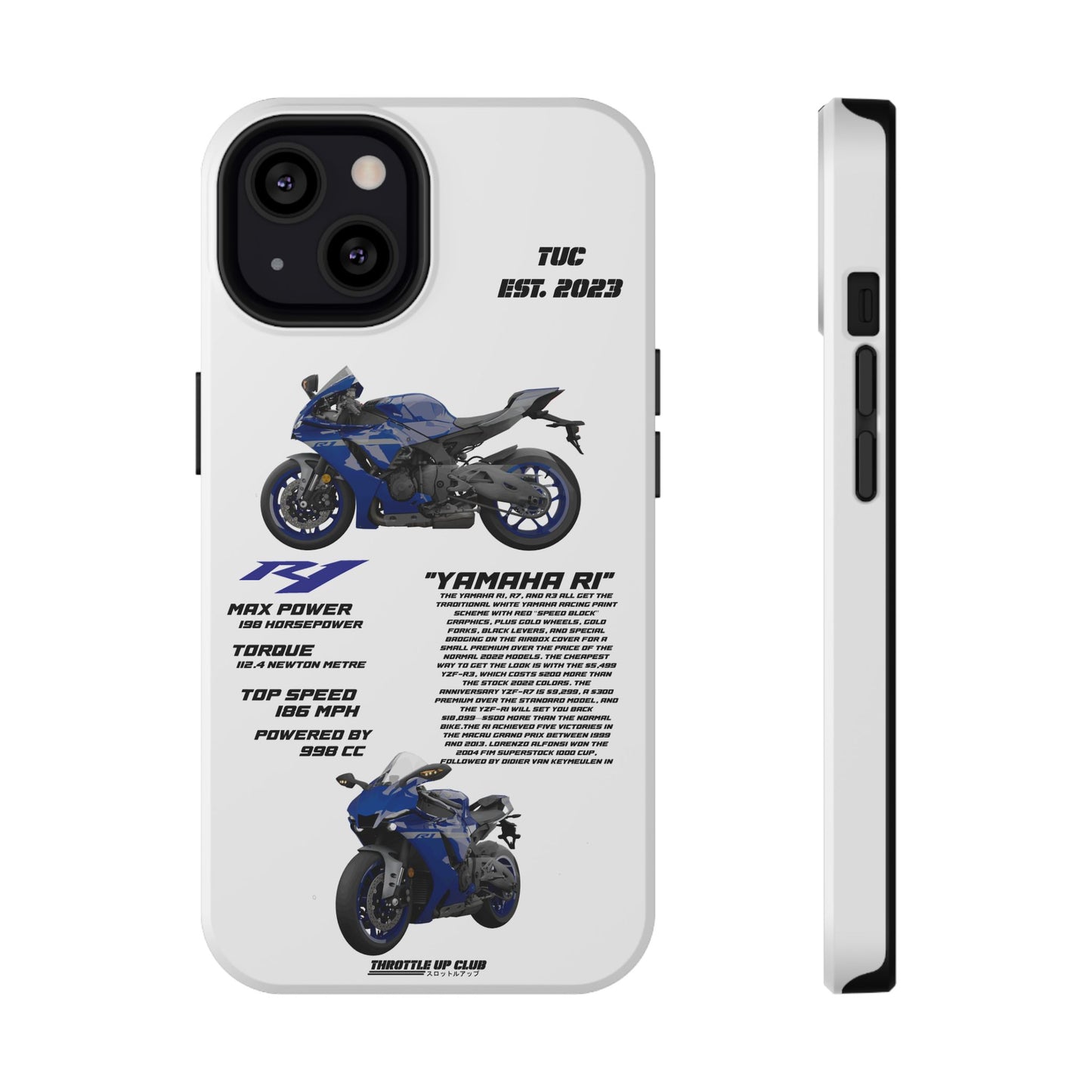 Copy of Copy of Copy of Ninja Kawasaki H2 PHONE CASE IN WHITE