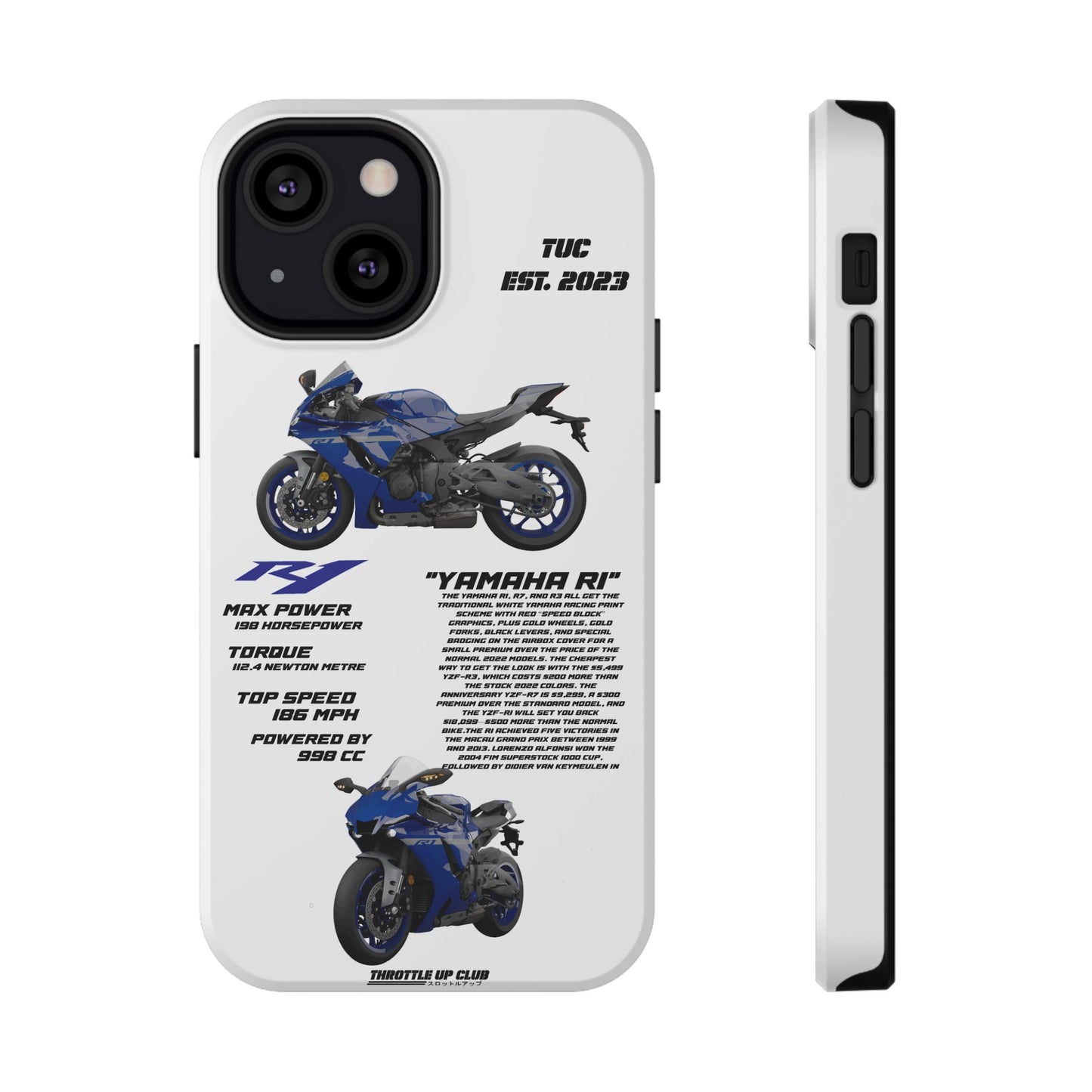 Copy of Copy of Copy of Ninja Kawasaki H2 PHONE CASE IN WHITE