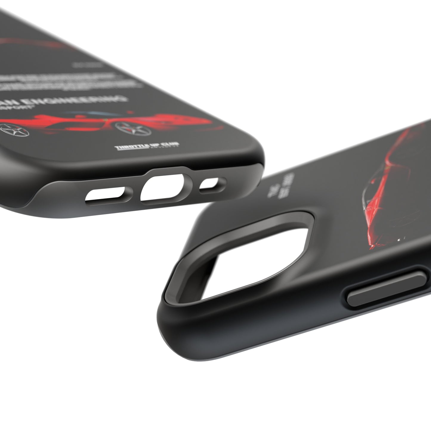 FERRARI LaFERRARI "ITALIAN ENGINEERING" BLK VISION PHONE CASE