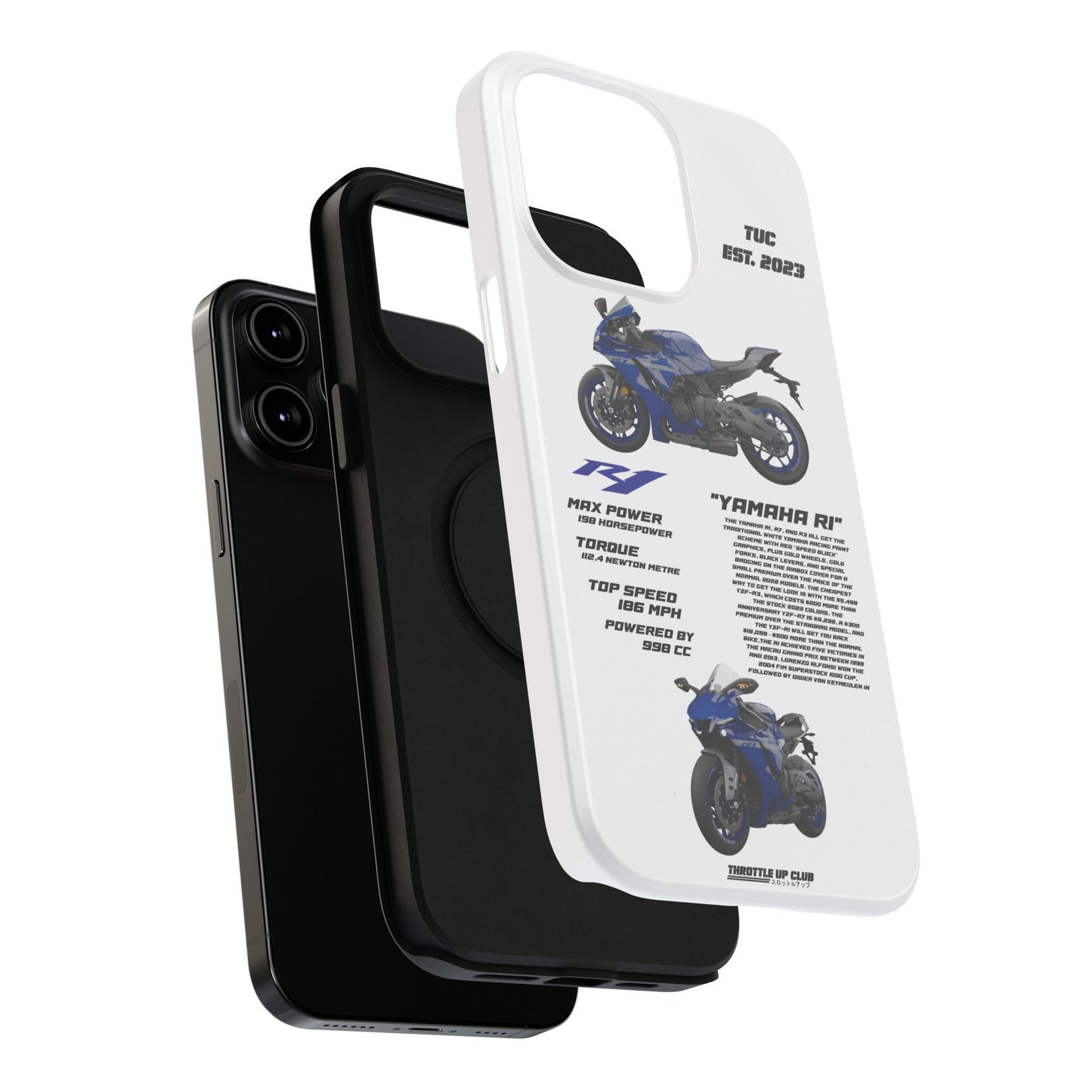 Copy of Copy of Copy of Ninja Kawasaki H2 PHONE CASE IN WHITE