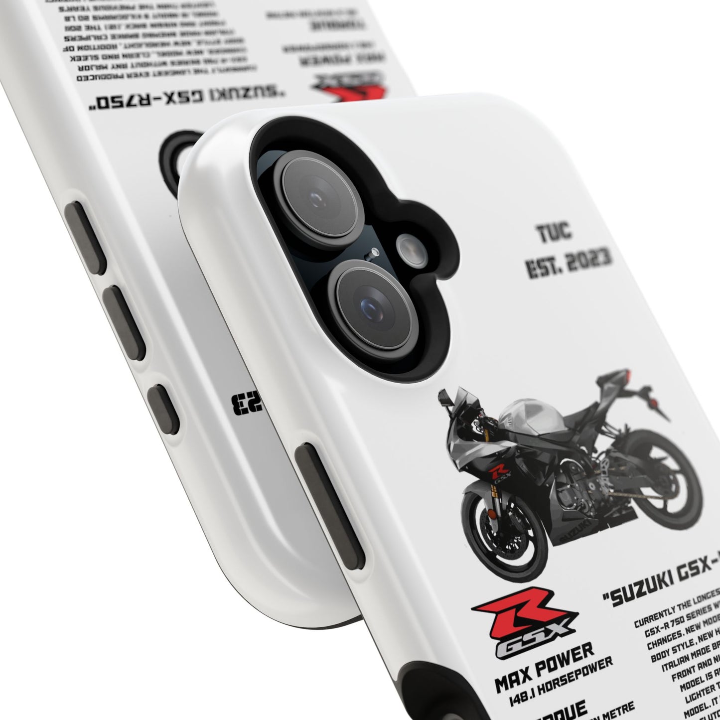 Copy of Copy of Ninja Kawasaki H2 PHONE CASE IN WHITE