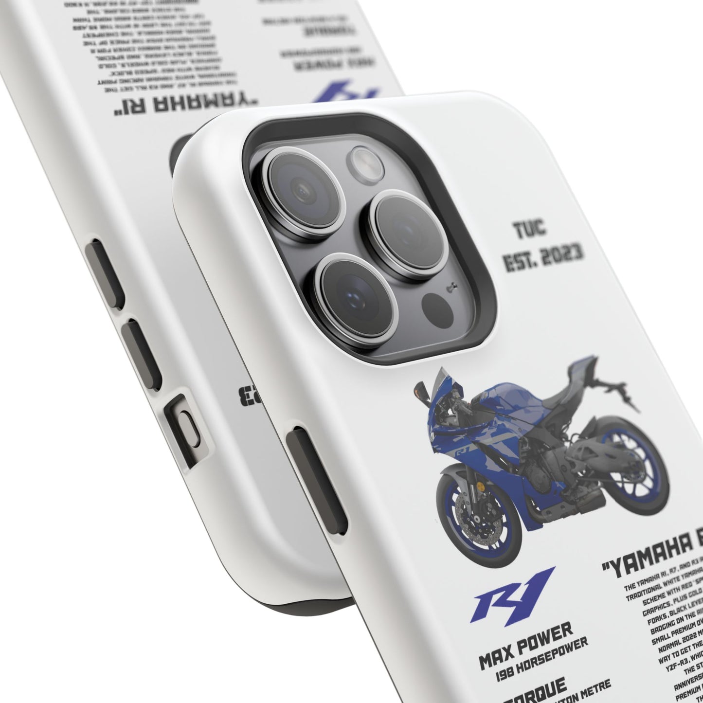 Copy of Copy of Copy of Ninja Kawasaki H2 PHONE CASE IN WHITE