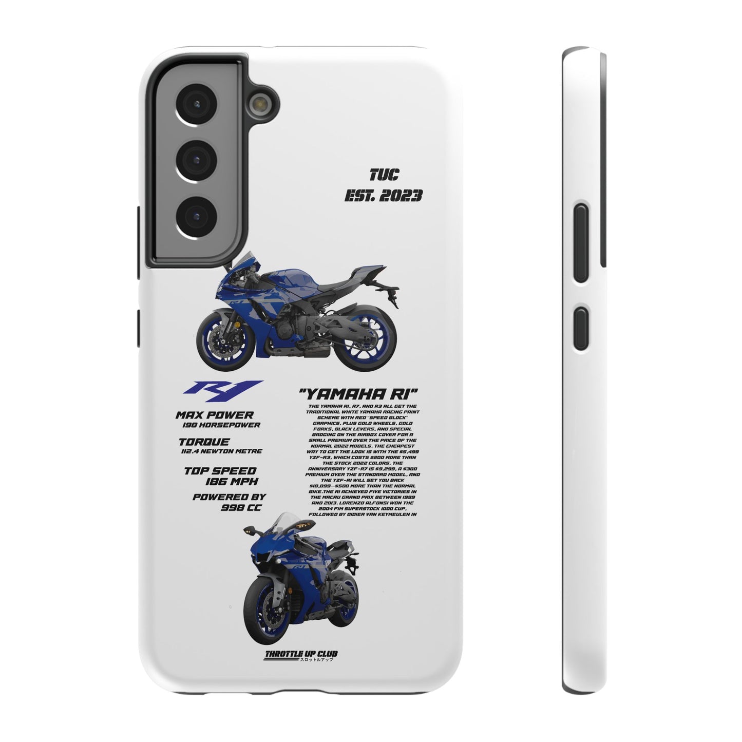 Copy of Copy of Copy of Ninja Kawasaki H2 PHONE CASE IN WHITE