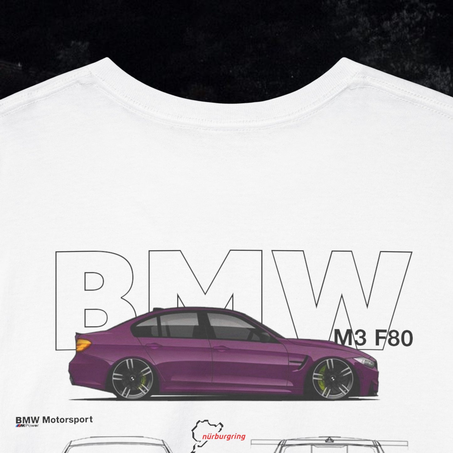 BMW M3 F80 SPORTS SHIRT IN WHITE