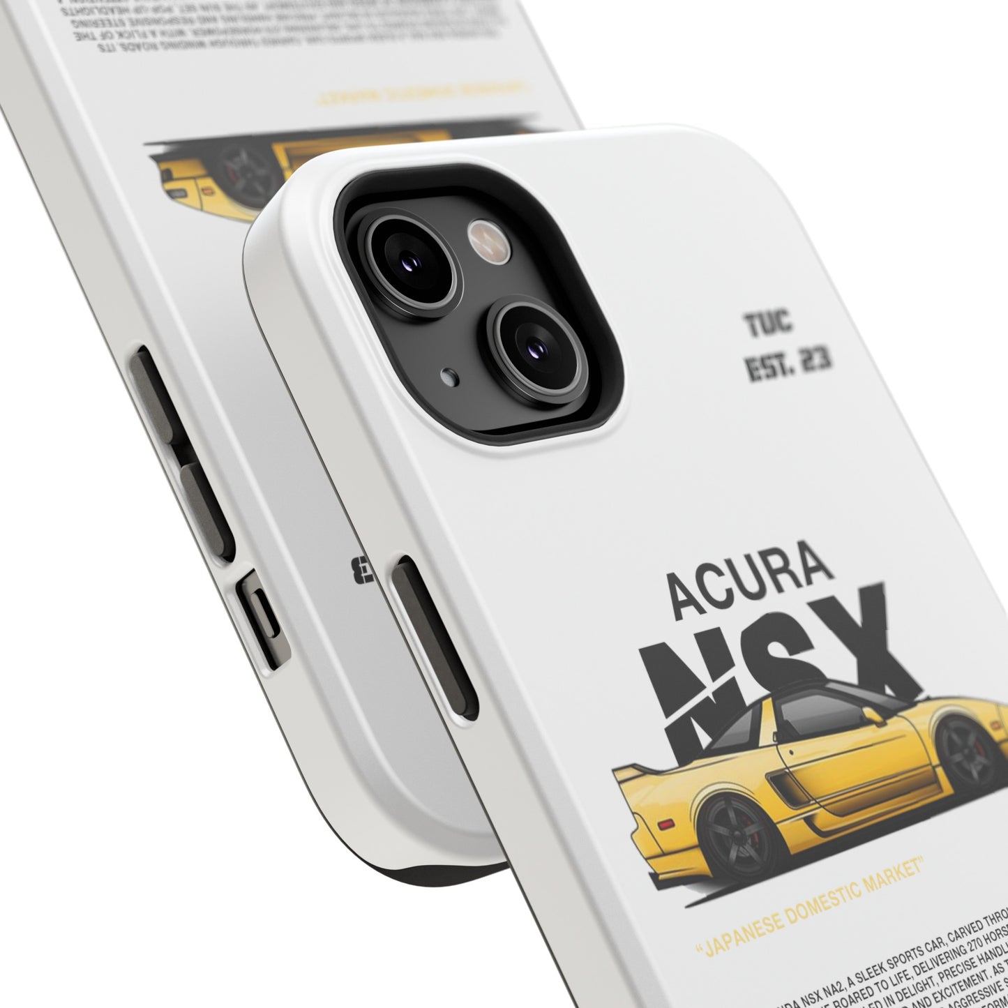 ACURA NSX NA2 PHONE CASE "JAPANESE ENGENEERING" OLD VERSIONS