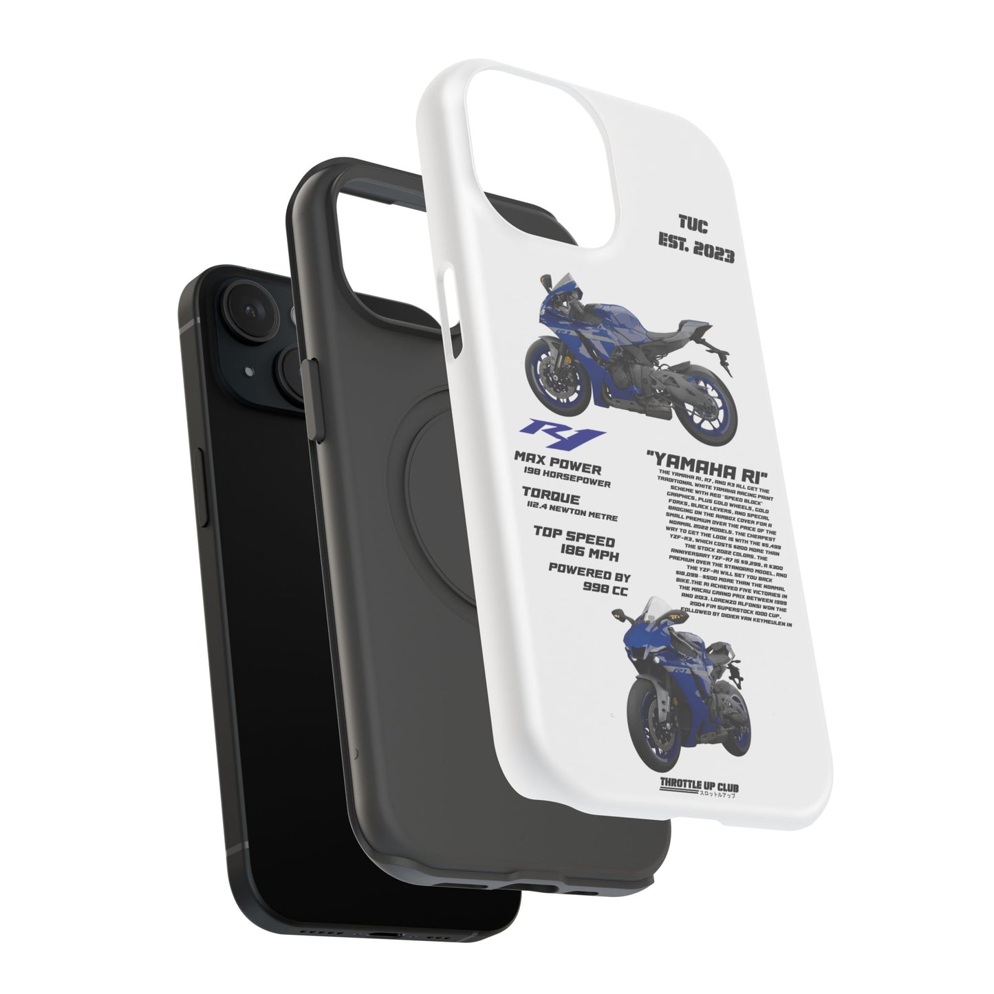 Copy of Copy of Copy of Ninja Kawasaki H2 PHONE CASE IN WHITE