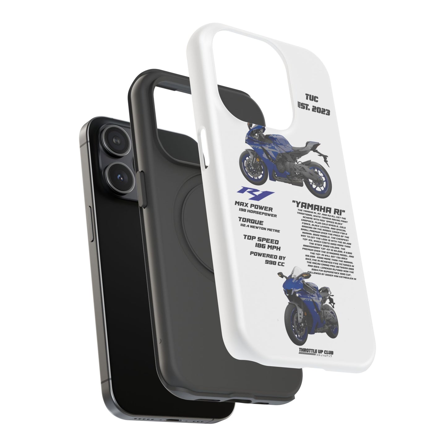 Copy of Copy of Copy of Ninja Kawasaki H2 PHONE CASE IN WHITE