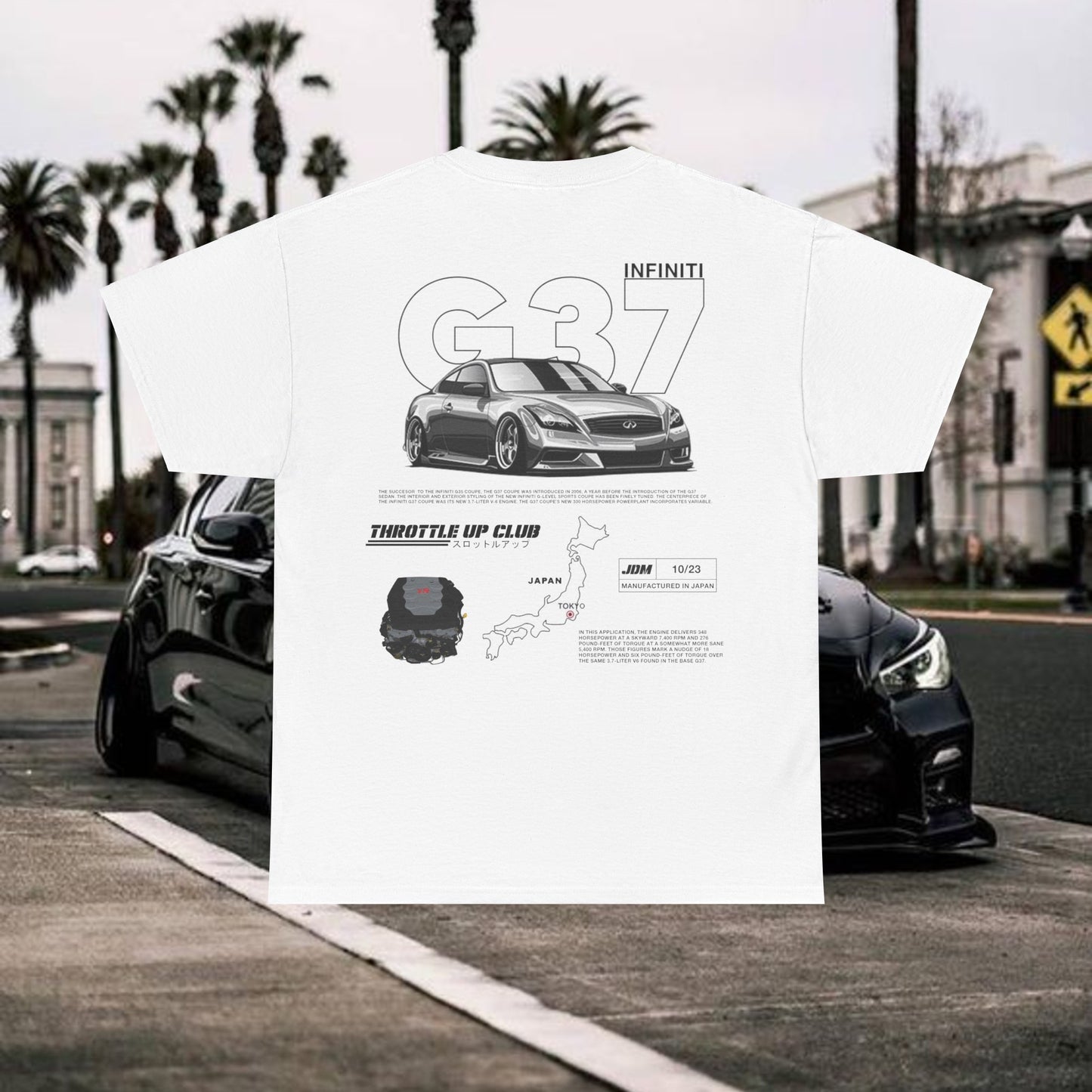 INFINITI G37 T-SHIRT IN WHITE