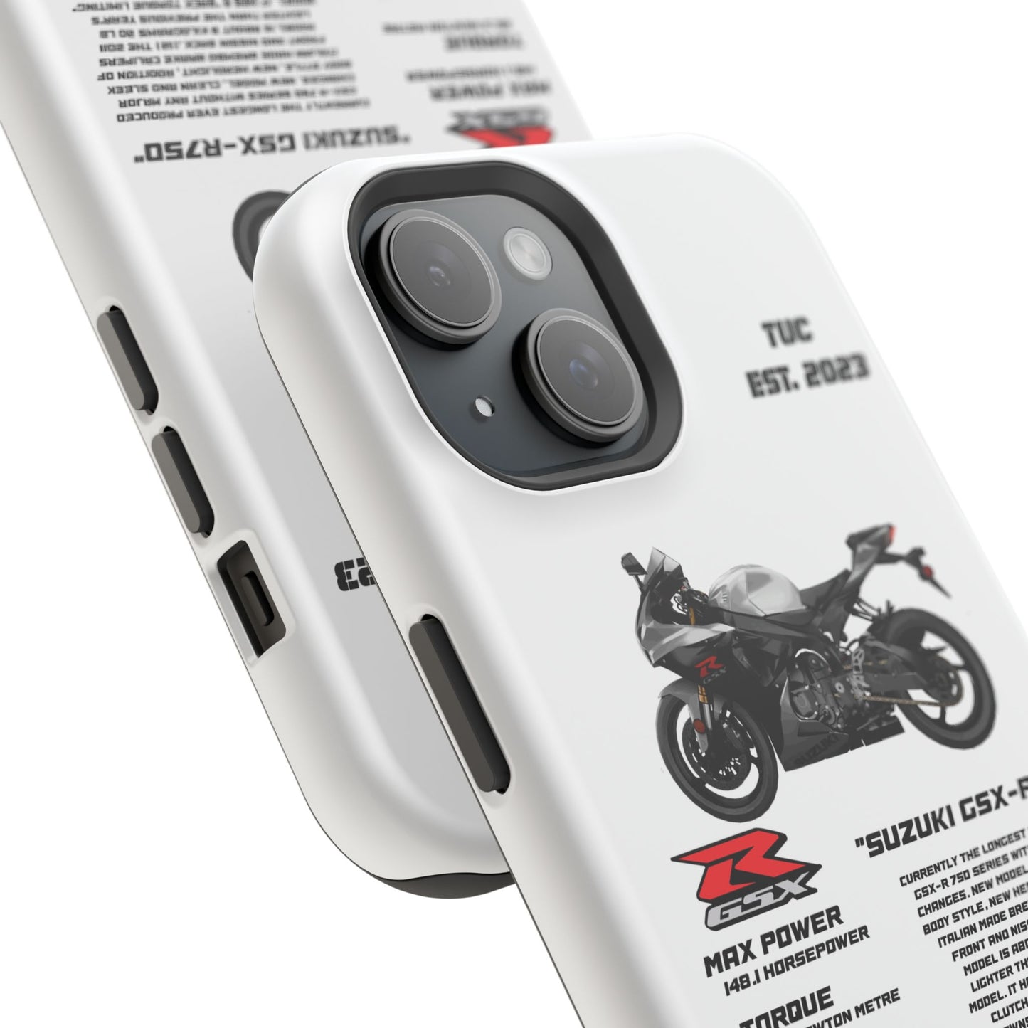 Copy of Copy of Ninja Kawasaki H2 PHONE CASE IN WHITE