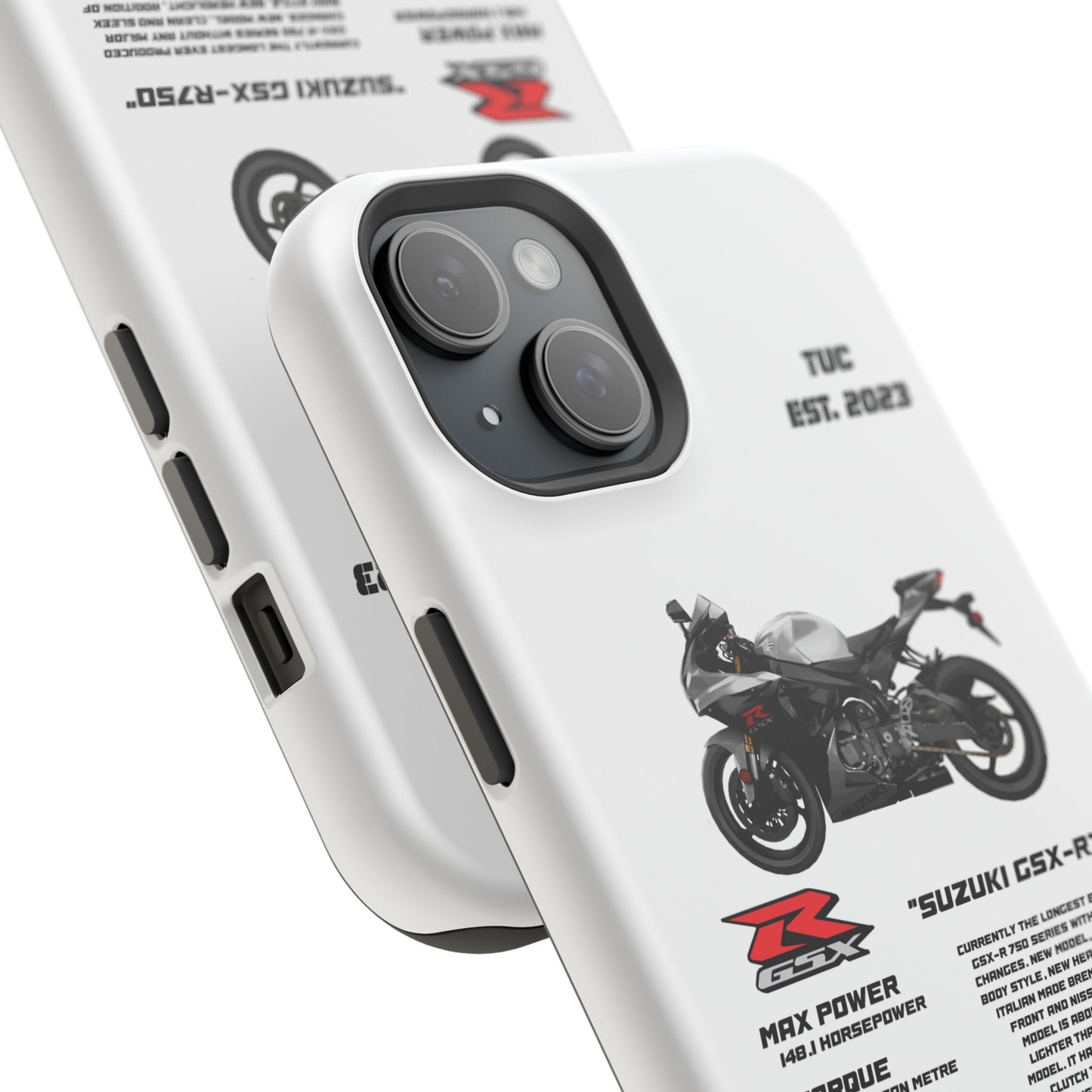 Copy of Copy of Ninja Kawasaki H2 PHONE CASE IN WHITE