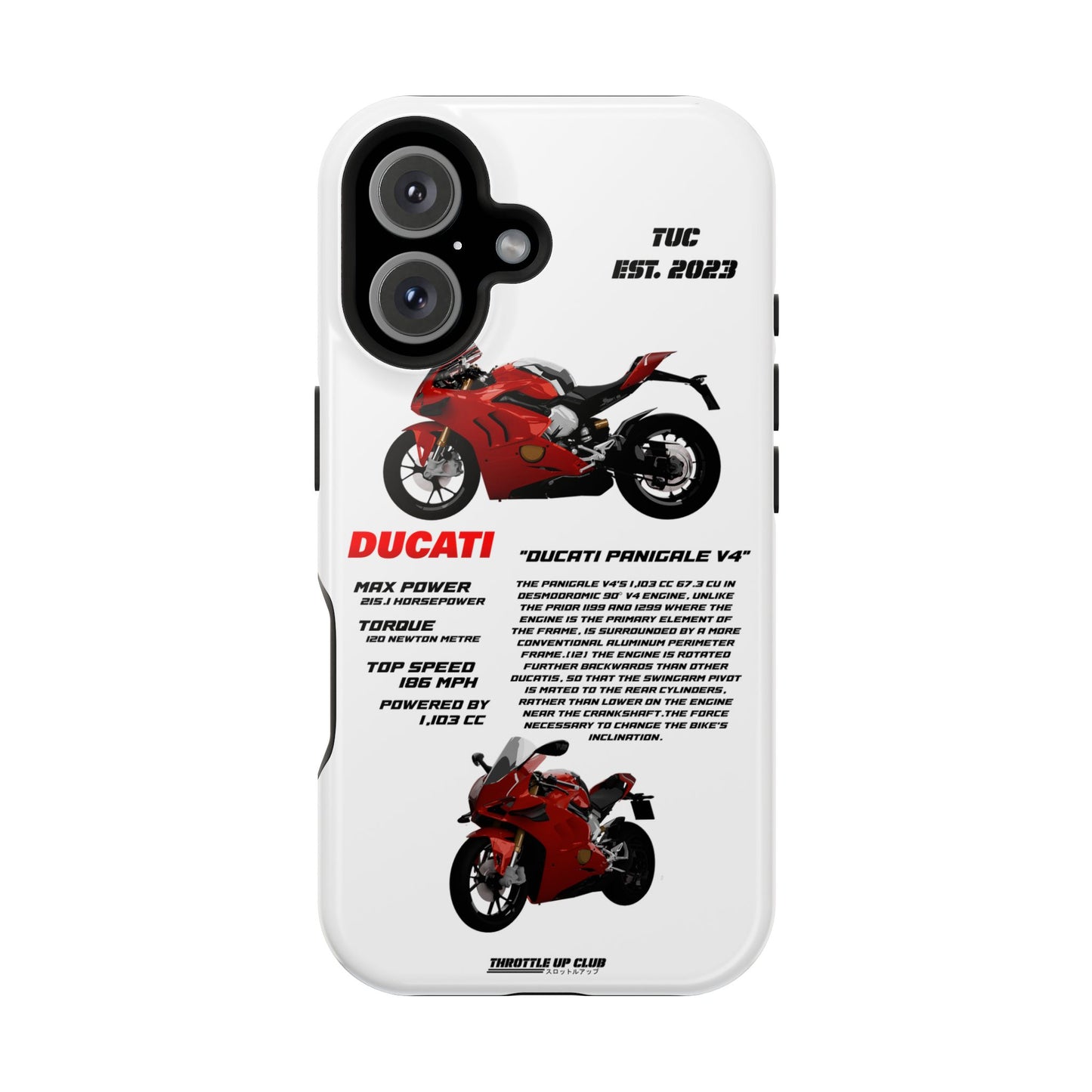 Copy of Ninja Kawasaki H2 PHONE CASE IN WHITE