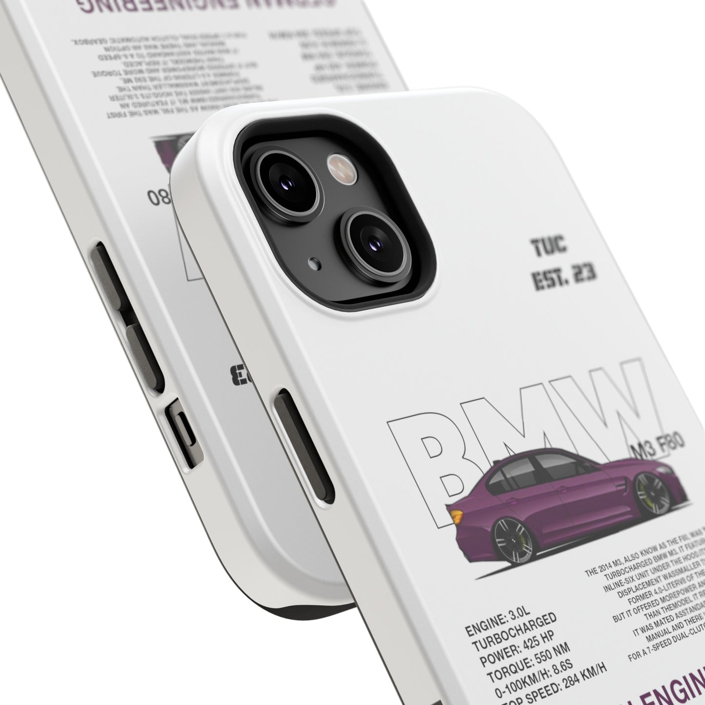 BMW M3 F80 PHONE CASE "GERMAN ENGENEERING"