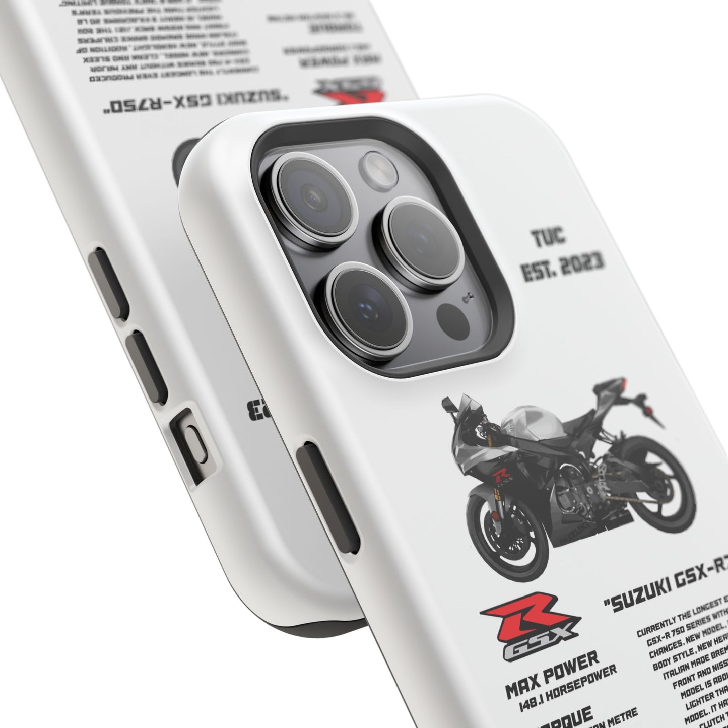 Copy of Copy of Ninja Kawasaki H2 PHONE CASE IN WHITE