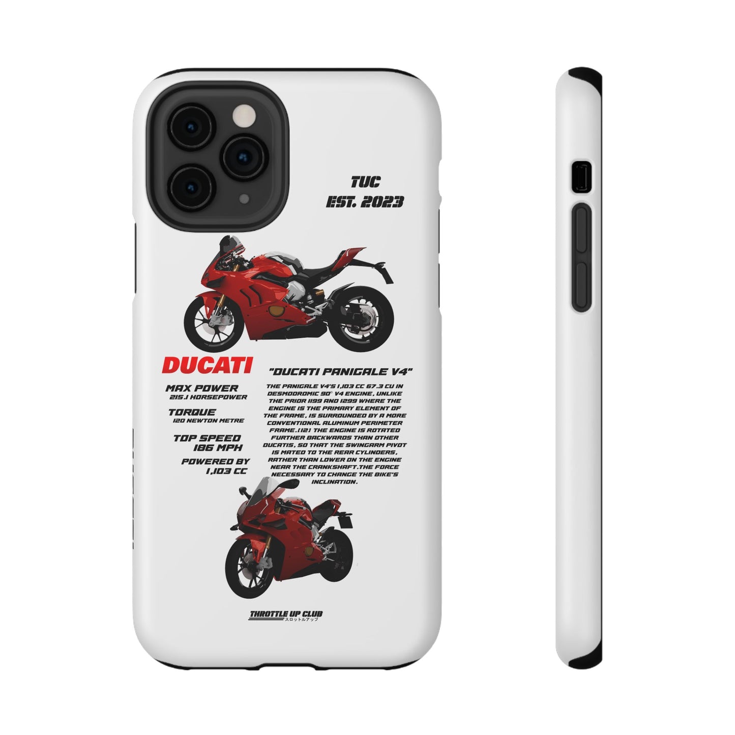 Copy of Ninja Kawasaki H2 PHONE CASE IN WHITE